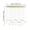 Lustră PARATEBUENO 2 LED 17X3W 3000K IP20 390399
