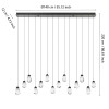 Lustră SINDICAT LED 14X3W 3000K IP20 390414