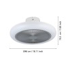 Ventilator plafon cu lumină KOSTRENA LED 3X8.5W 35138