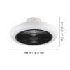 Ventilator plafon cu lumină KOSTRENA LED 3X8.5W 35139