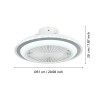 Ventilator plafon cu lumină ALBUFEIRA LED 3X8.5W 35141