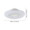 Ventilator plafon cu lumină LOVISCA LED 3X12.6W 35142