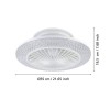 Ventilator plafon cu lumină MALINSKA LED 3X12.6W 35145