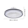 Ventilator plafon cu lumină ALMERIA LED 3X8.5W 35182