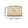 Plafonieră BUTTERBURN E27 25W 43935