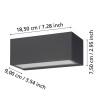 Aplică SPONGANO LED 2X5W IP65 900885