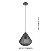 Pendul DOLWEN E27 40W IP20 Ø335mm 43994
