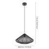 Pendul DOLWEN E27 40W IP20 Ø425mm 43995
