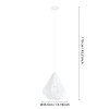 Pendul DOLWEN E27 40W IP20 Ø335mm 43996