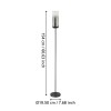 Lampadar TOOTHILL 1XE27 IP20 44004