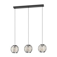 LUSTRE, Black Friday - Lustră WAVERTON E27 3X40W IP20 920mm 44007, LED-Zone.ro