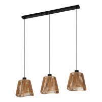 LUSTRE, Black Friday - Lustră LAVISTER E27 3X60W IP20 910mm 44073, LED-Zone.ro