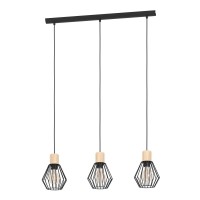 LUSTRE, Black Friday - Lustră PALMORLA E27 3X60W IP20 760mm 44094, LED-Zone.ro