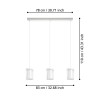 Lustră CHIUSELLO-Z LED 3X3.7W IP20 901122