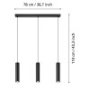 Lustră BALAMORTA-Z LED 3X3.7W IP20 901124