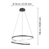 Lustră RUOTALE LED 42W 3000K  901138