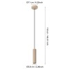 Pendul CAMINIA GU10-LED 5W IP20 901151