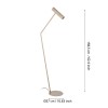 Lampadar CAMINIA GU10-LED 5W IP20 901155