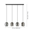 Lustră CIAMPINO E27 4X28W IP20 975mm 901193