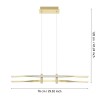 Lustră COLMEAL LED 21W 3000K IP20 901226