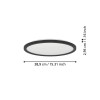 Panou LED ROVITO-R 18.5W 2700K-6500K IP44 901454