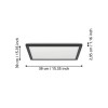 Panou LED ROVITO-R 17.6W 2700K-6500K IP44 901456