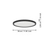 Panou aplicat ROVITO-Z LED 13.9W IP44 901463
