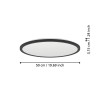 Panou aplicat ROVITO-Z LED 16.8W IP44 901465