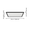 Panou aplicat ROVITO-Z LED 17W IP44 901468