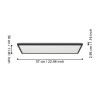 Panou aplicat ROVITO-Z LED 17.2W IP44 901469