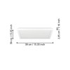 Panou aplicat ROVITO-Z LED 17.6W IP44 901475