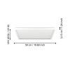 Panou aplicat ROVITO-Z LED 17W IP44 901476