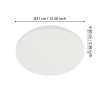 Aplică / Plafonieră APPRODO LED 18W IP54 901525