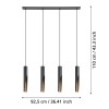 Lustră BARBOTTO GU10-LED 4X4.5W IP20 901733