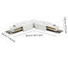 Conector unghi reglabil șină TB 99739