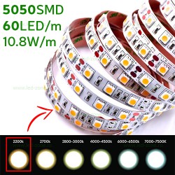 Banda LED 5050 60 SMD/ML Interior 2200K 12V