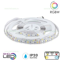 Banda LED 5050 60 SMD/ML RGB+W Interior 12V