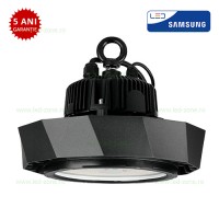 ILUMINAT INDUSTRIAL LED - Reduceri Lampa LED Industriala 100W UFO Premium 18000Lm Driver Meanwell Promotie