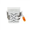 Spot LED 4W Incastrabil Patrat Alb Premium