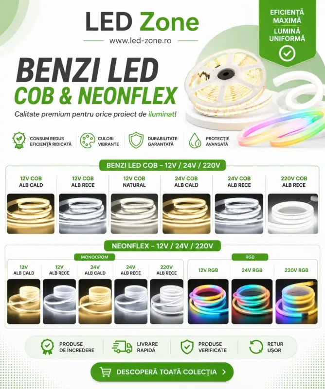 Benzi LED si neon flex