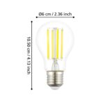 Bec E27-LED-A60 1X4.9W 3000K 1055lm 110331 - imagine 4