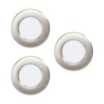 Set 3 spoturi încastrate FUEVA 5 LED 3X2.7W IP20 99141