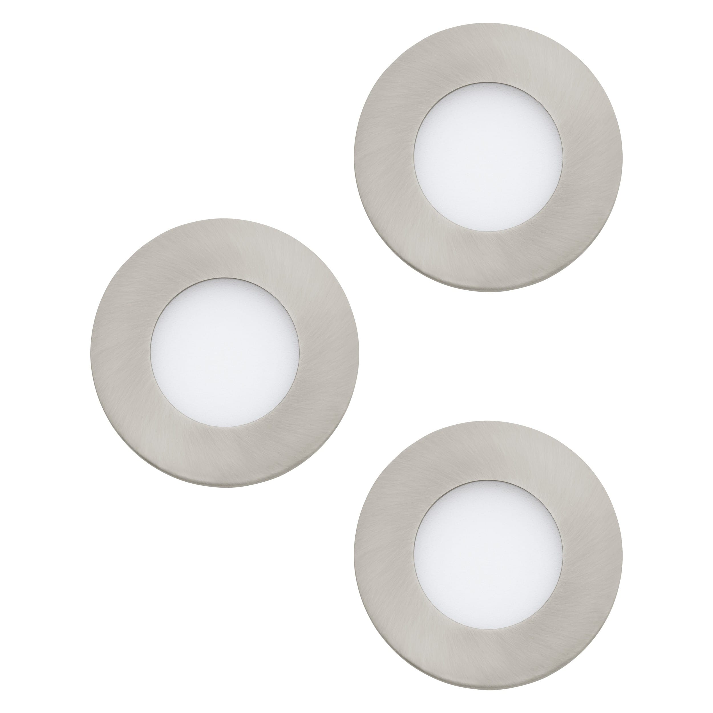 Set 3 spoturi încastrate FUEVA 1 LED 3X2.8W IP20/IP44 98634