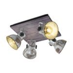Plafonieră BARNSTAPLE 4X40W IP20 49653