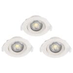 Set 3 spoturi încastrate SARTIANO LED 3X4.6W IP20 32896