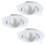 Set 3 spoturi încastrate TEDO 1 3XGU10 95357