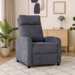 Fotoliu Recliner Premium, Confort Maxim, Design Elegant, Gri Inchis - imagine 13