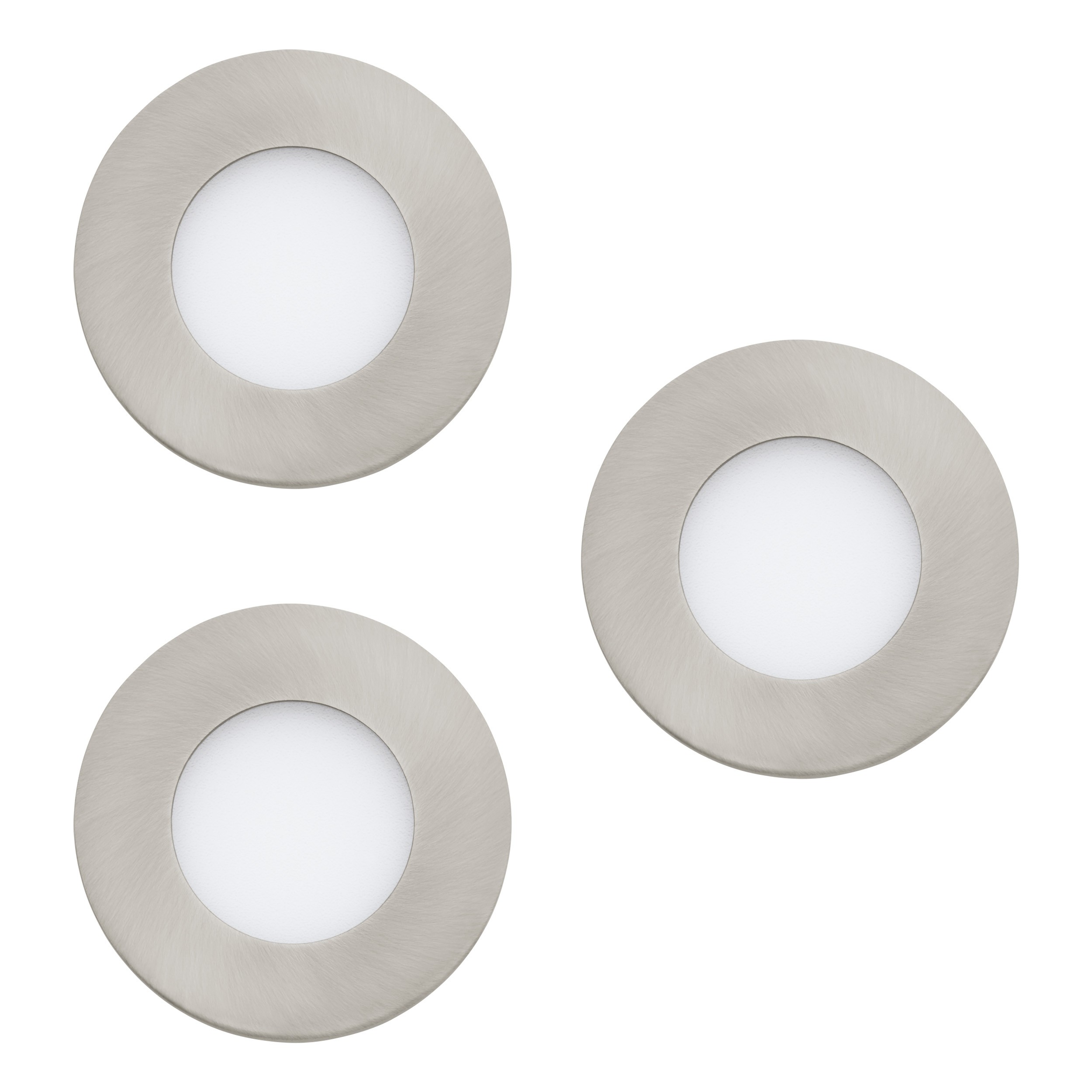 Set 3 spoturi încastrate FUEVA-Z LED 3X2.8W IP20/IP44 900111