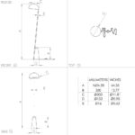 Lampadar ARANZOLA 900135 - imagine 3
