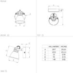 Aplică / Plafonieră SERAS GU10 3W IP20 900169 - imagine 3